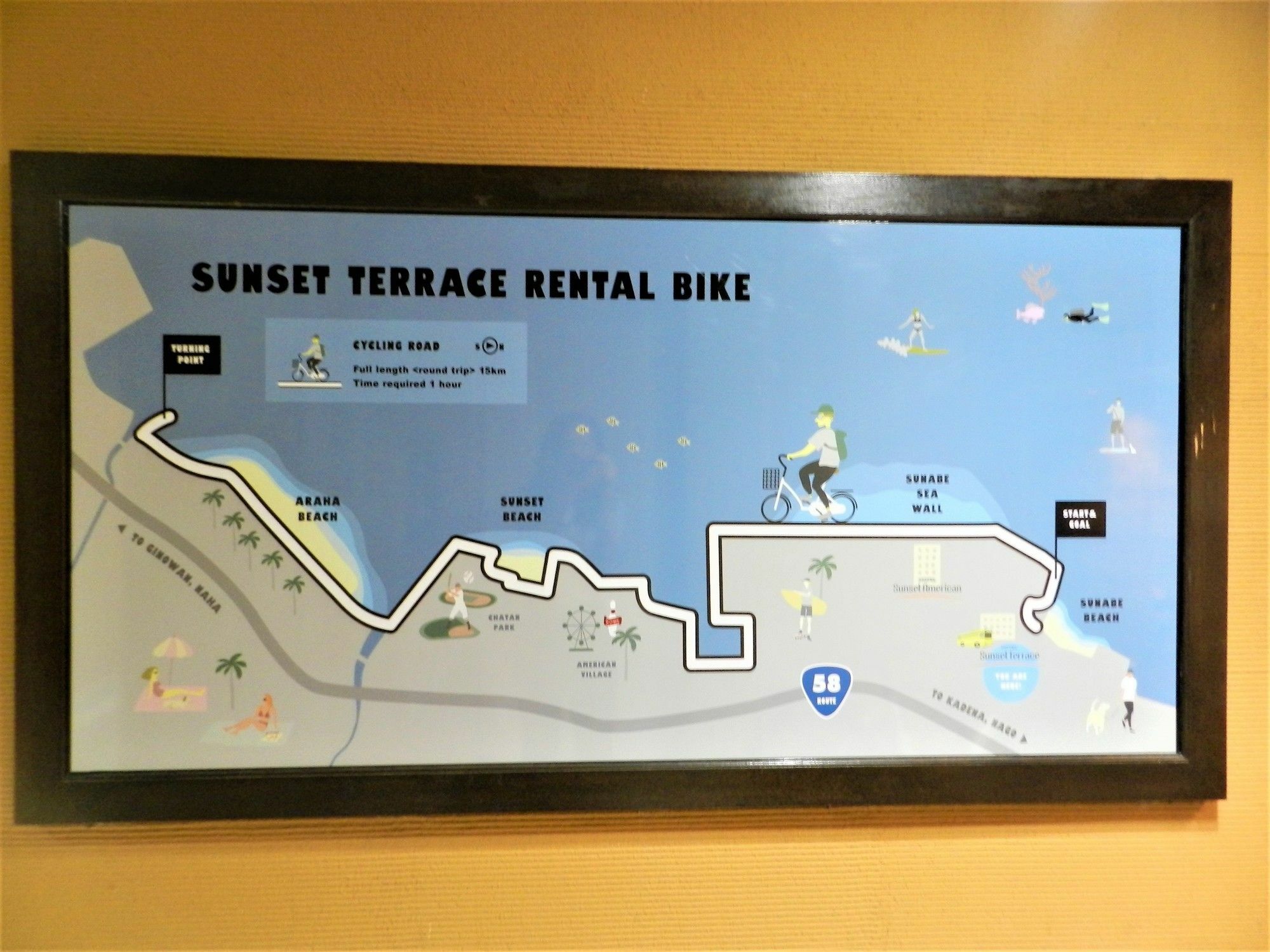 Hotel Sunset Terrace Chatan Exterior foto